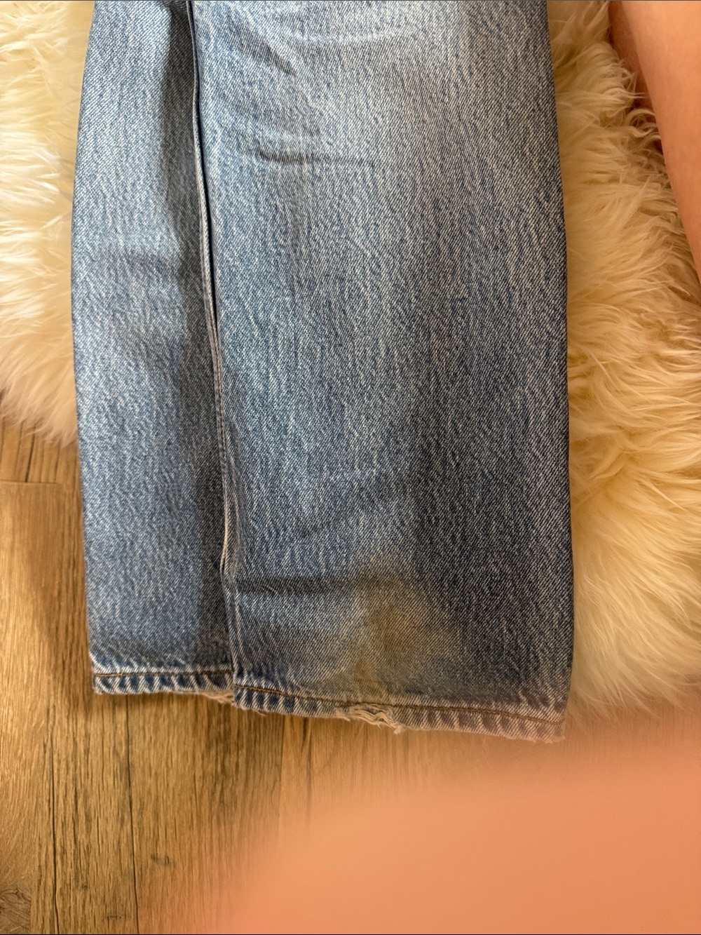 Levi's Light Blue Vintage 501s Straight Leg Jeans - Picture 6 of 13